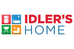 Idler's Home logo with colorful icons on a white background